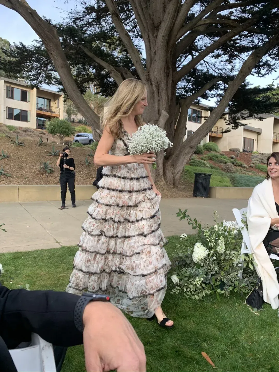 Needle and Thread Garland Marie Ruffled Tulle Gown Floral Size 8 for rent on The Volte - main image