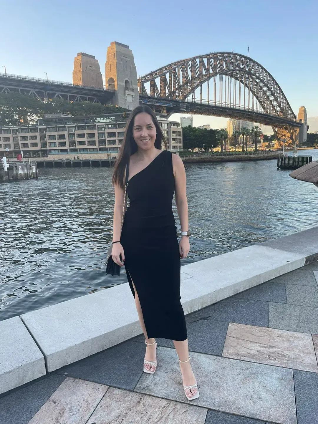 Bec & Bridge Be Mine Asym Black Dress Size AU 6 for rent on The Volte - main image