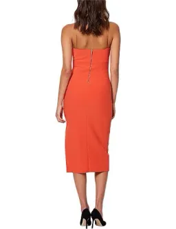 Bec & Bridge Alexandra midi orange dress size 8 for rent on The Volte - image 3