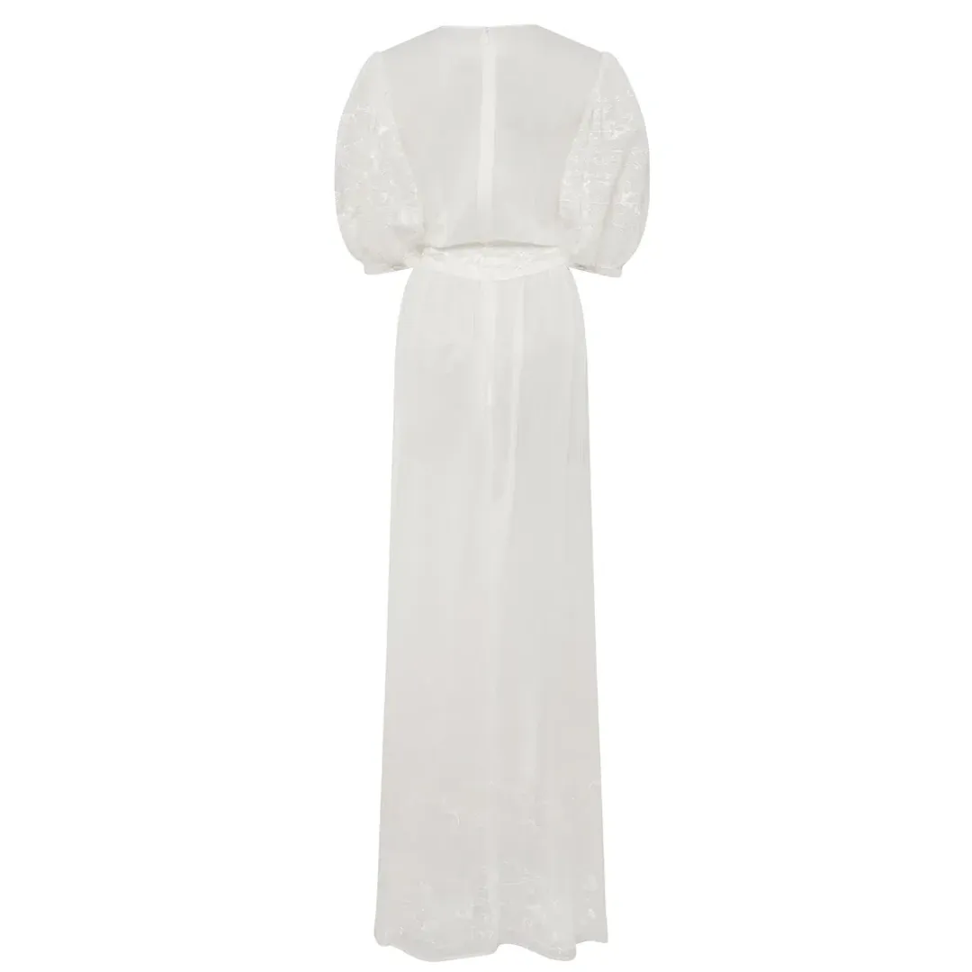 All That Remains Jean Dress White Size 10 for rent on The Volte - main image
