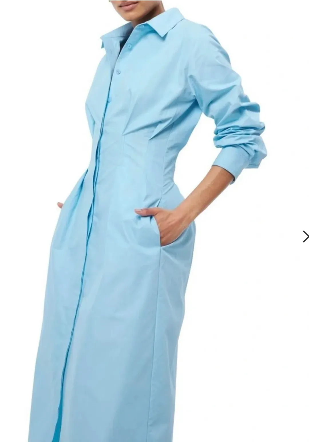 Mossman sky blue dress size 8 for rent on The Volte - main image