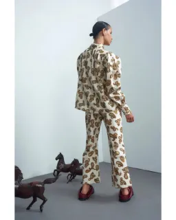 Alemais Mia Crop Pants Print Size AU 8 for rent on The Volte - image 2