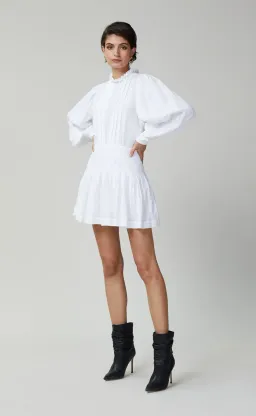Bec & Bridge Elodie Mini Dress in Ivory Size 12 for rent on The Volte - image 1