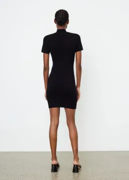 Alexander Wang Logo T-Shirt Dress Black Size 6 for rent on The Volte - image 3