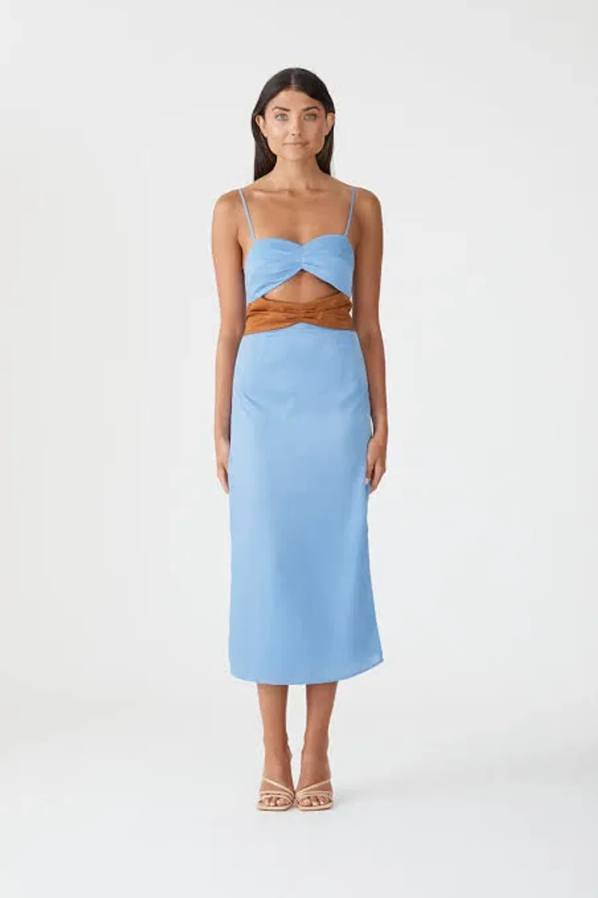 San Sloane Blaise Dress Blue Size 8 - Image 1