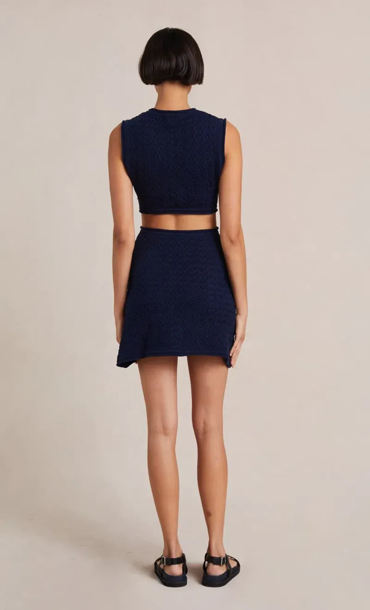 Bec & Bridge Effie Knit Mini Dress Navy Size 12 / L - Image 3