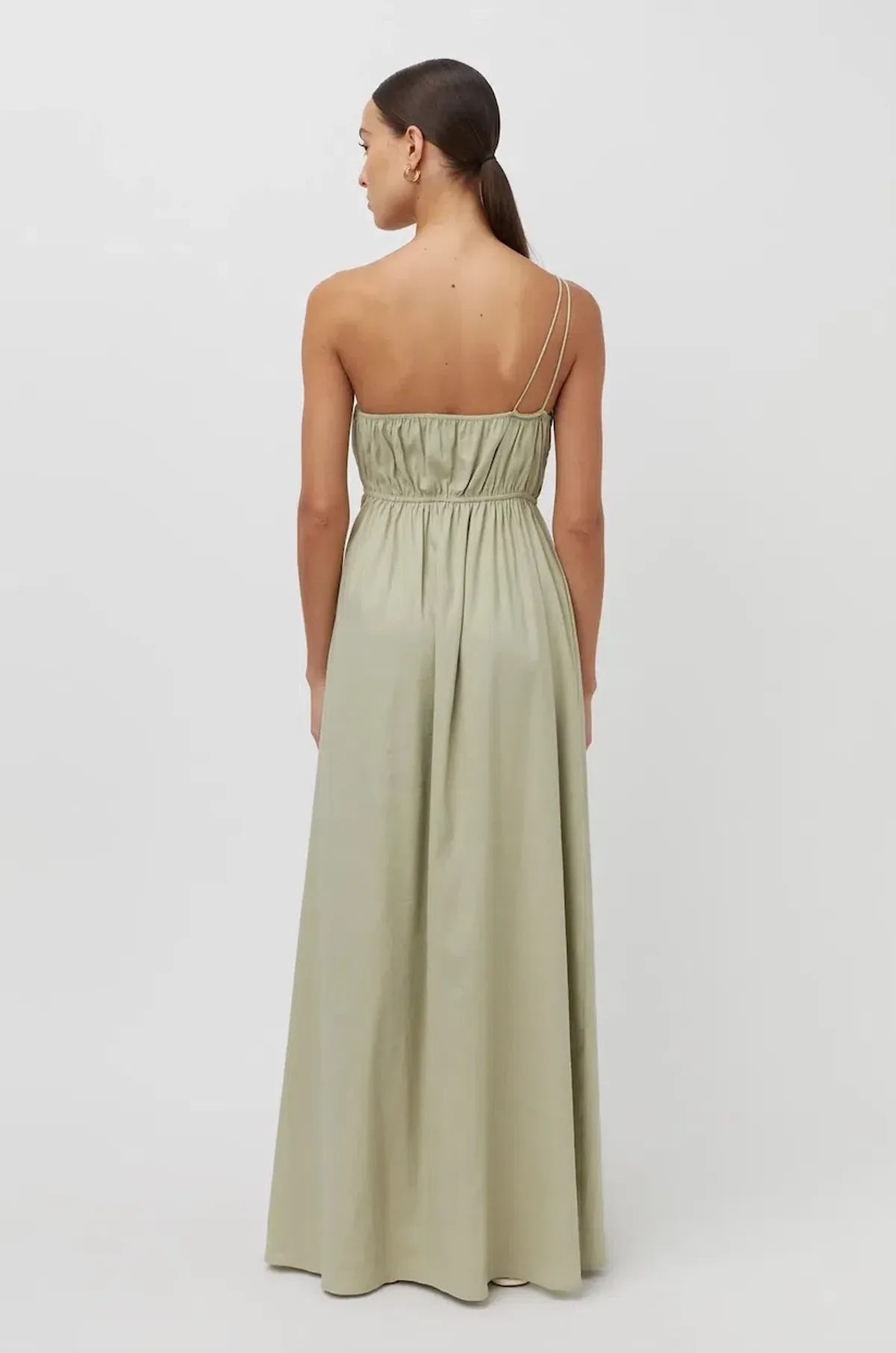 Camilla and Marc Sevilla Asymmetric Maxi Dress Green Size 8 - Image 3