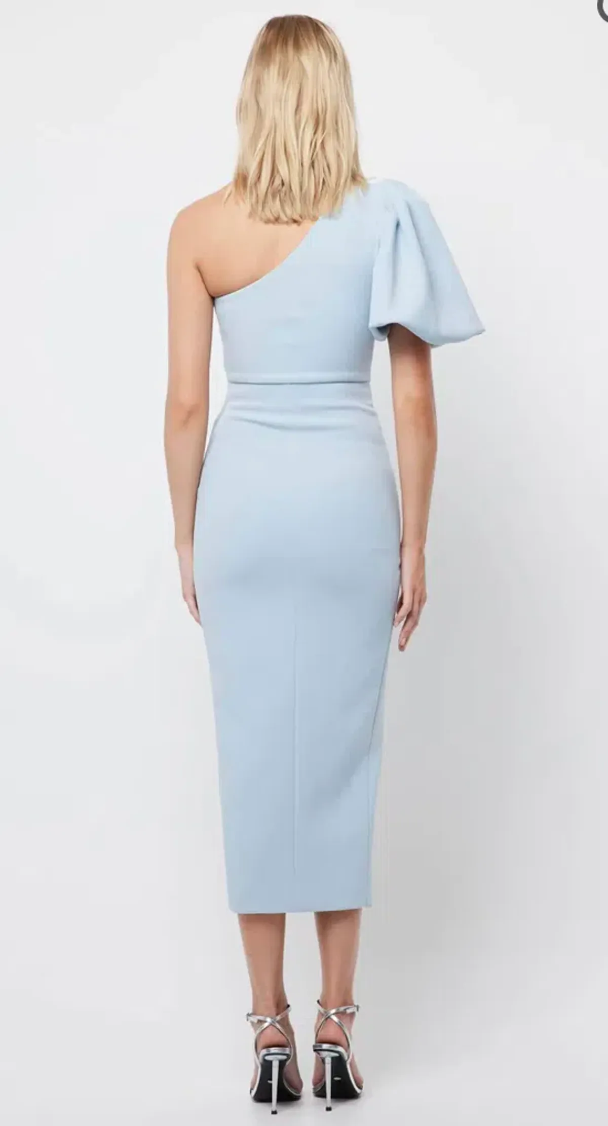 Mossman Go My Way Midi Dress Blue Size 6 - Image 3