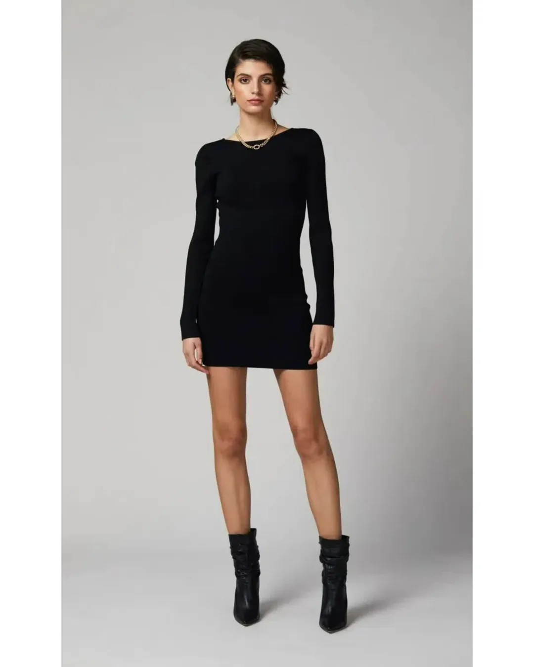 Bec & Bridge Emeline Knit Dress Black Size AU 8 for rent on The Volte - main image