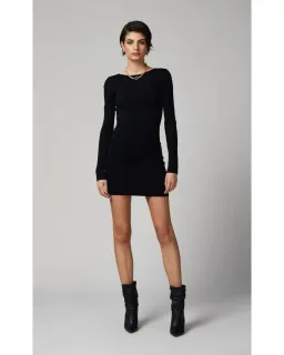 Bec & Bridge Emeline Knit Dress Black Size AU 8 for rent on The Volte - image 1