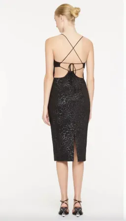 Manning Cartell Charmed I'm Sure Midi Dress Black Size 6 for rent on The Volte - image 4