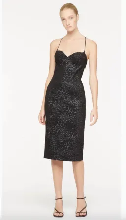 Manning Cartell Charmed I'm Sure Midi Dress Black Size 6 for rent on The Volte - image 1