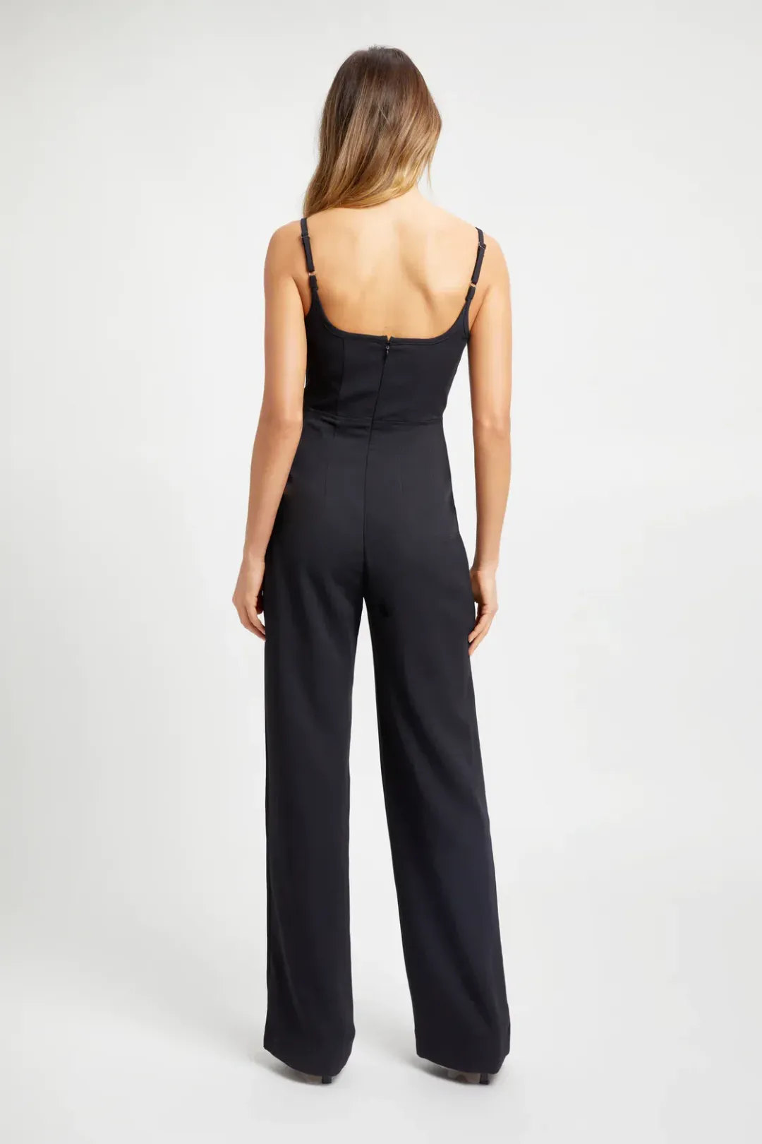 Kookai Oyster Panel Jumpsuit Black Size 34/AU 6 for rent on The Volte - main image