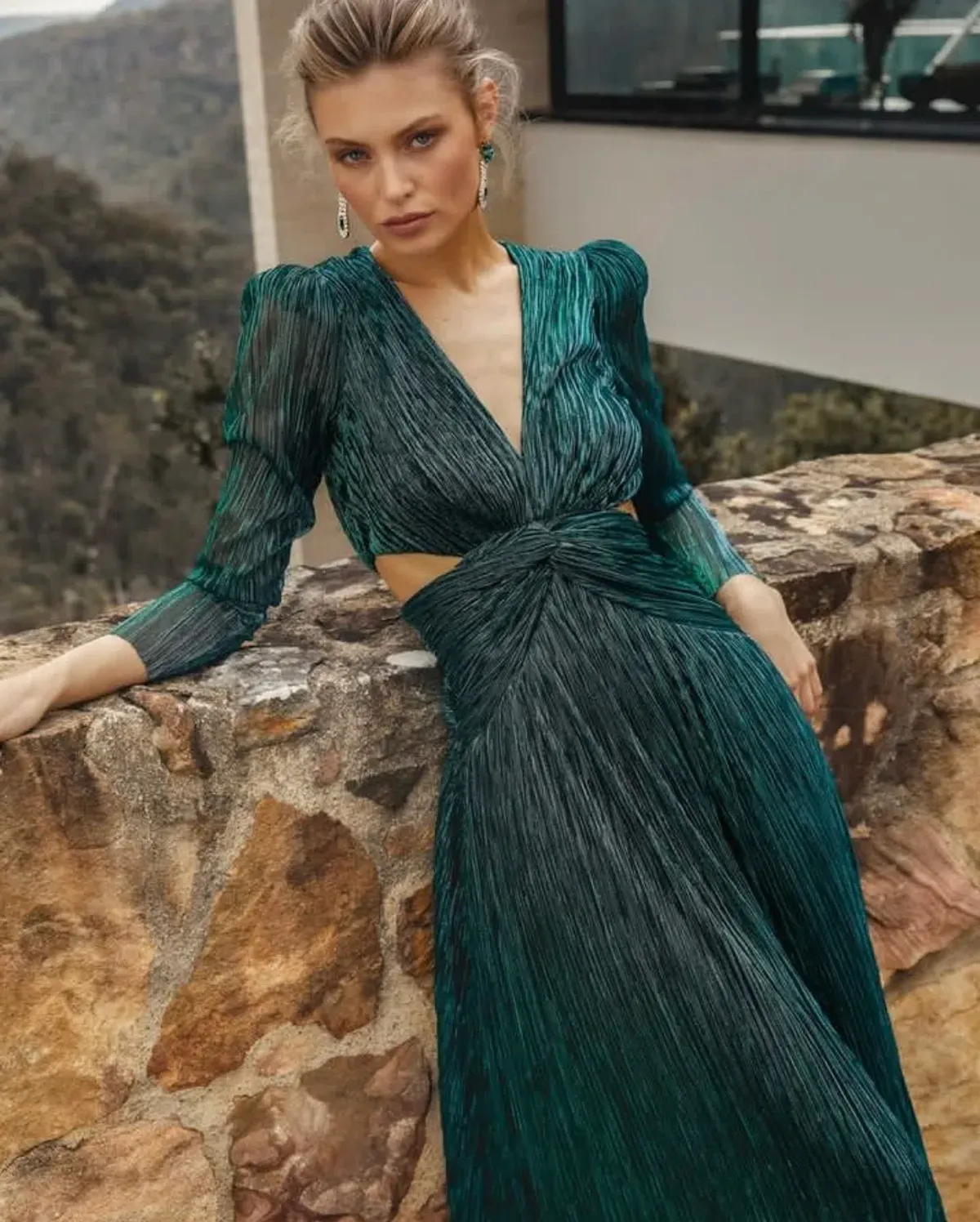 Sheike Sold Out Style Millenium Dress Green Size AU 6 - Image 1