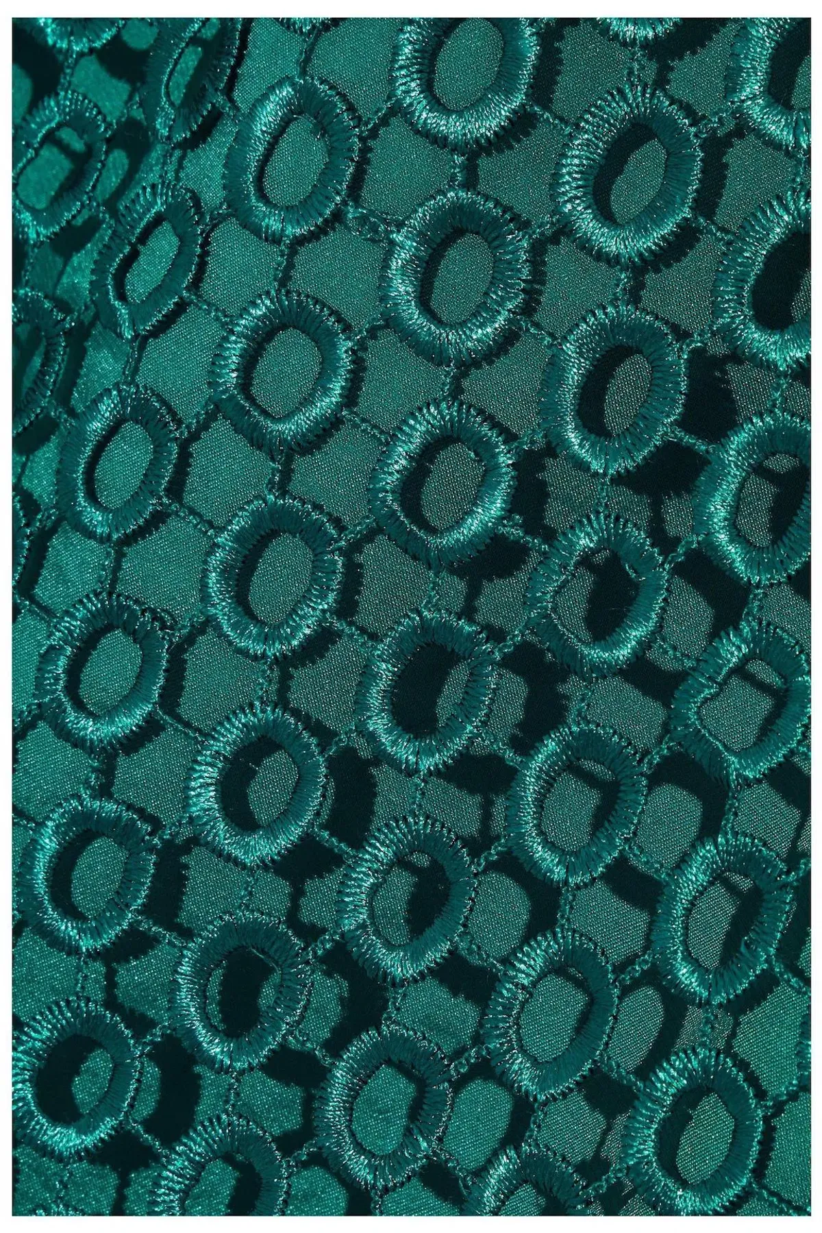 Nicholas Guipure Lace Midi Dress Green Size AU 6 - Image 4