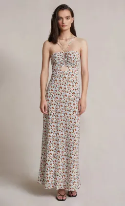 Bec and Bridge Copper Fields Maxi Dress White Size AU 10 for rent on The Volte - image 1