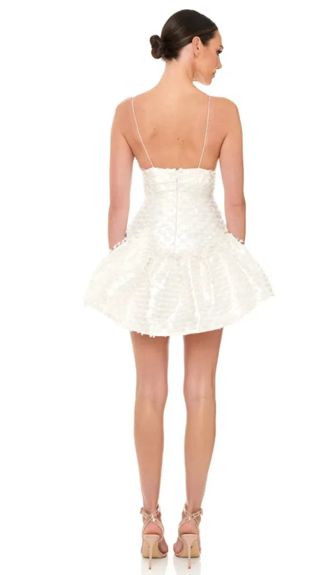 Eliya The Label Daisy Dress Ivory White Size AU 10 for rent on The Volte - main image