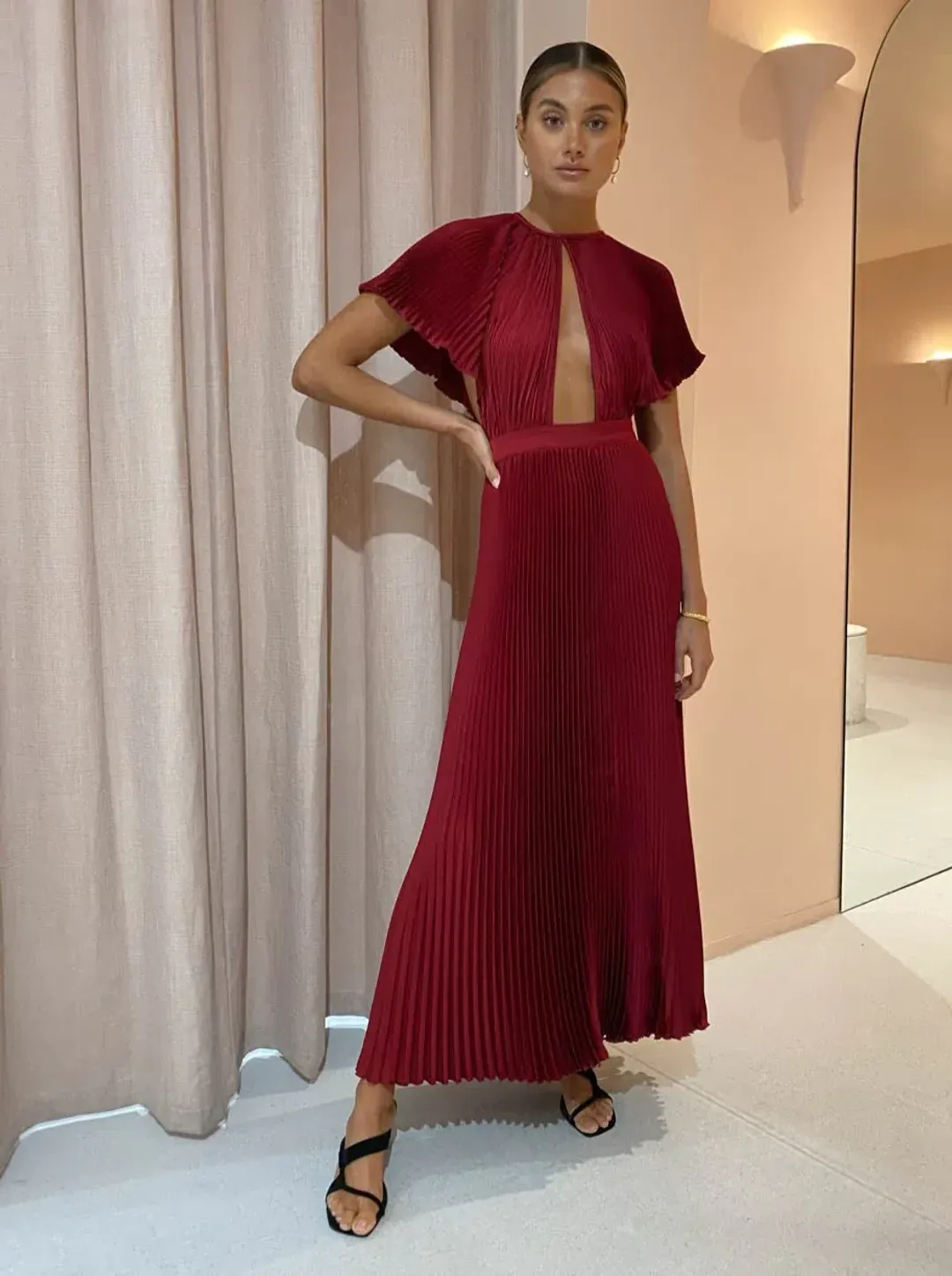 L'IDEE - Theatre Gown - Ruby - Size 10 for rent on The Volte - main image