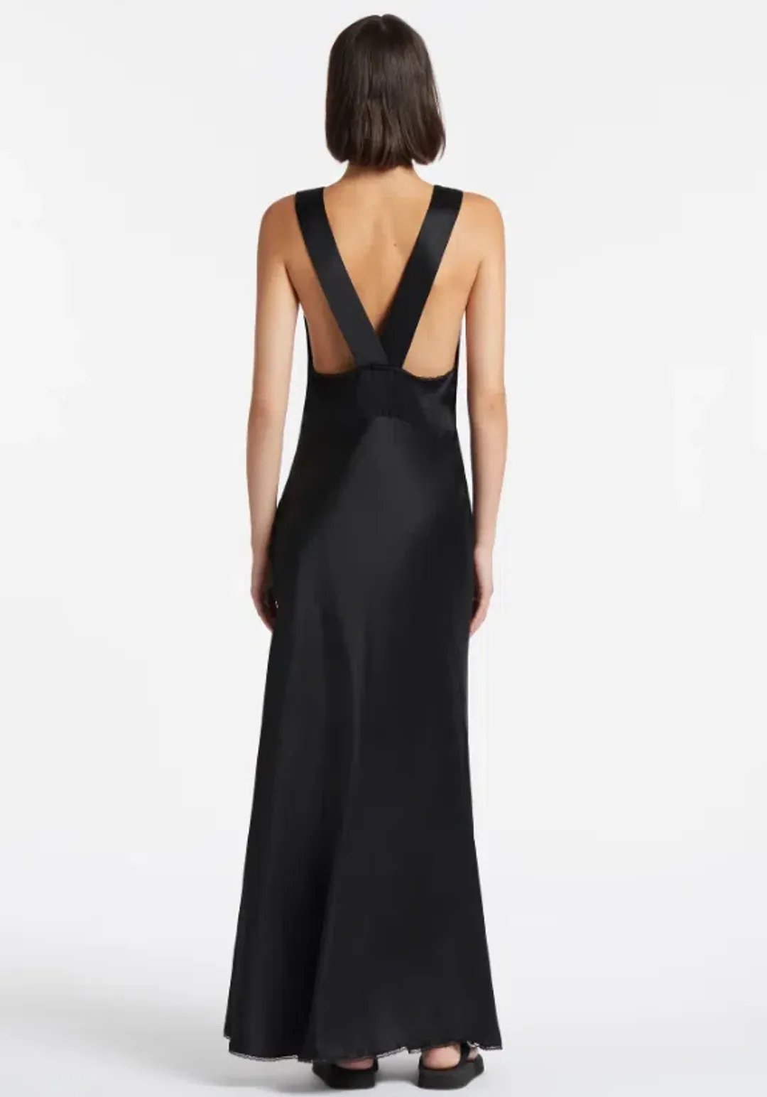 Sir the Label Aries Cut Out Gown Black Size 8 for rent on The Volte - main image