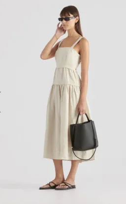 Elka Collective Farnsworth Dress Natural Size 10 / M for rent on The Volte - image 4