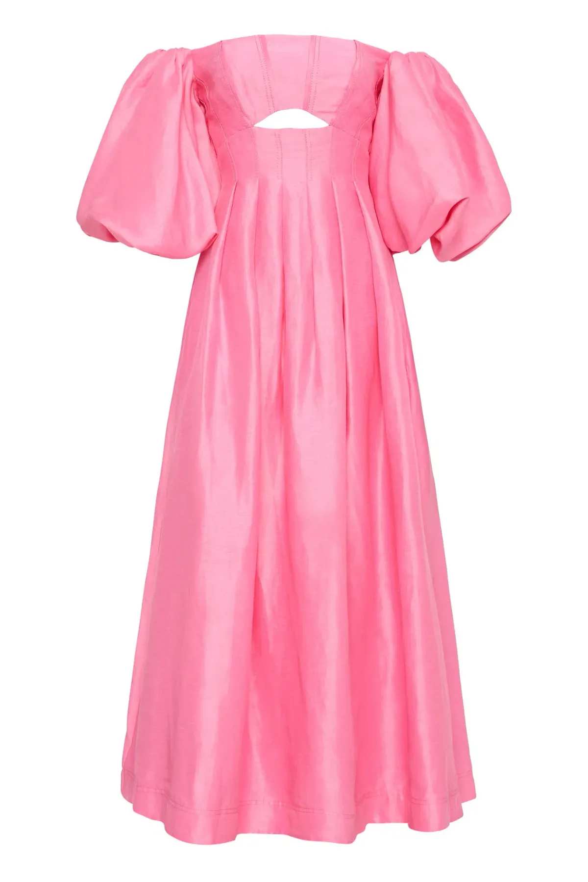 Aje Eugenie Off Shoulder Midi Dress Pink Size 8 / S - Image 4