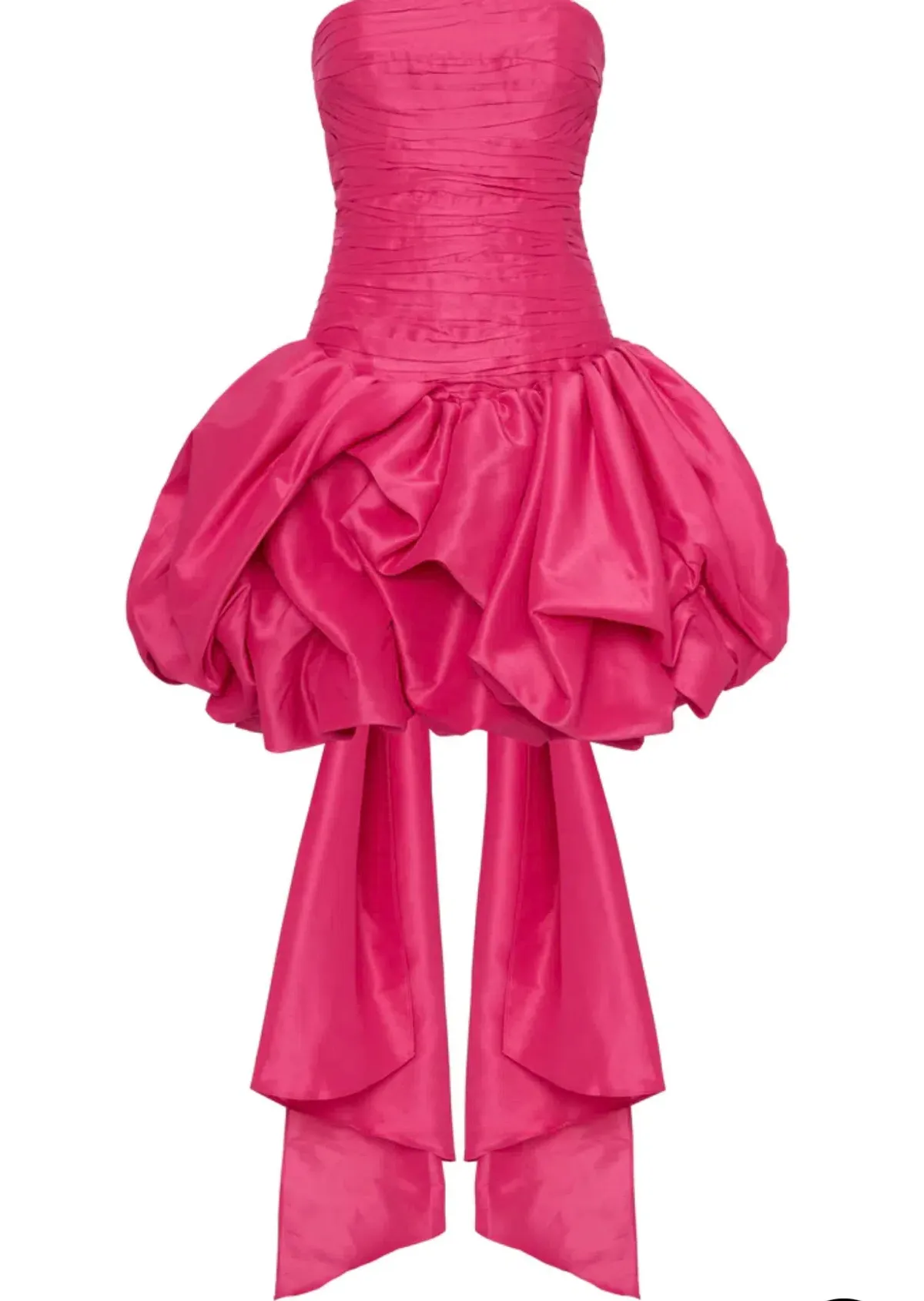 Aje Piacere Bubble Hem Mini Dress Fuchsia Size 6 / XS - Image 8