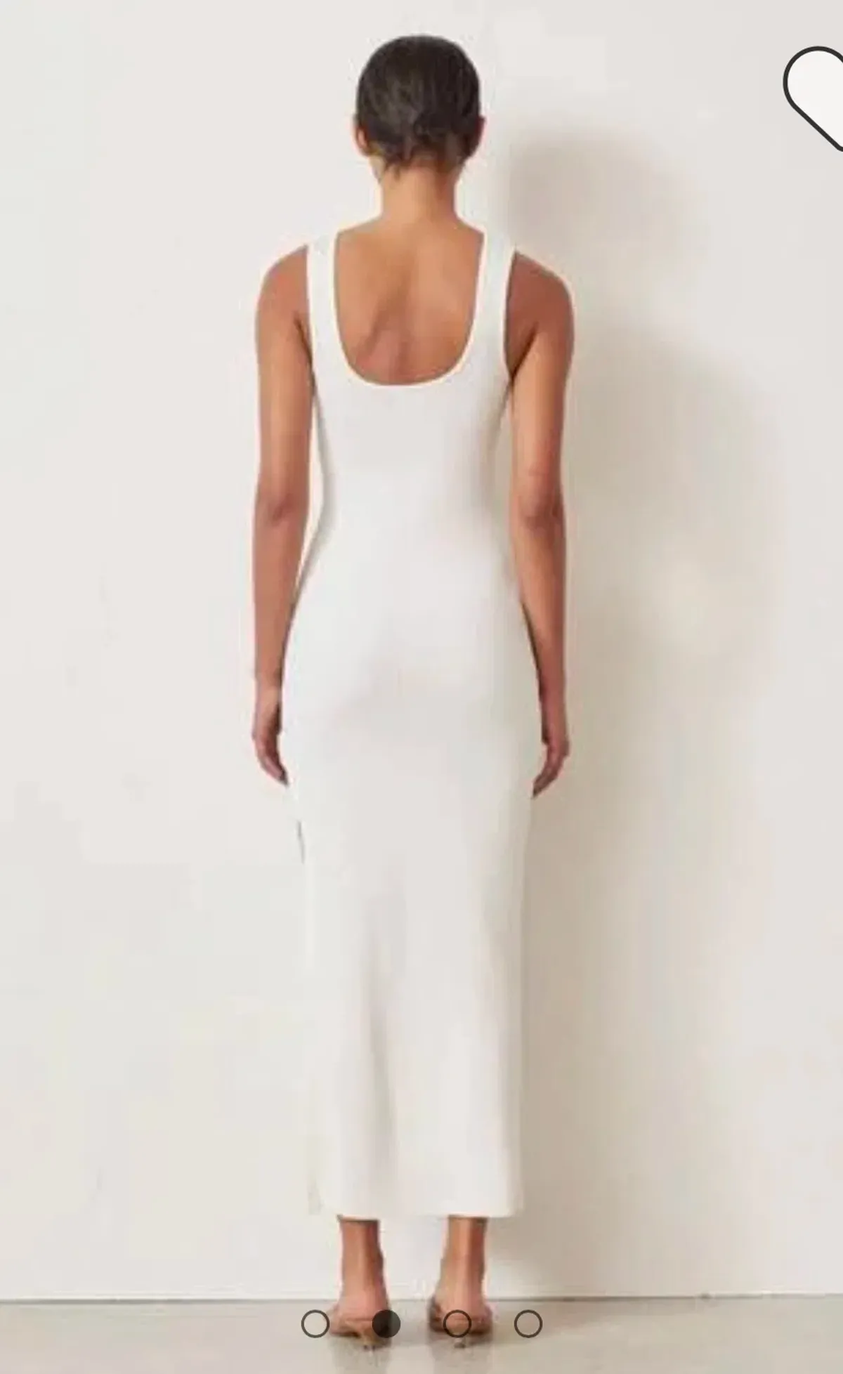 Bec & Bridge Noir Et Blanc Midi Dress Ivory Size 6 / XS - Image 2