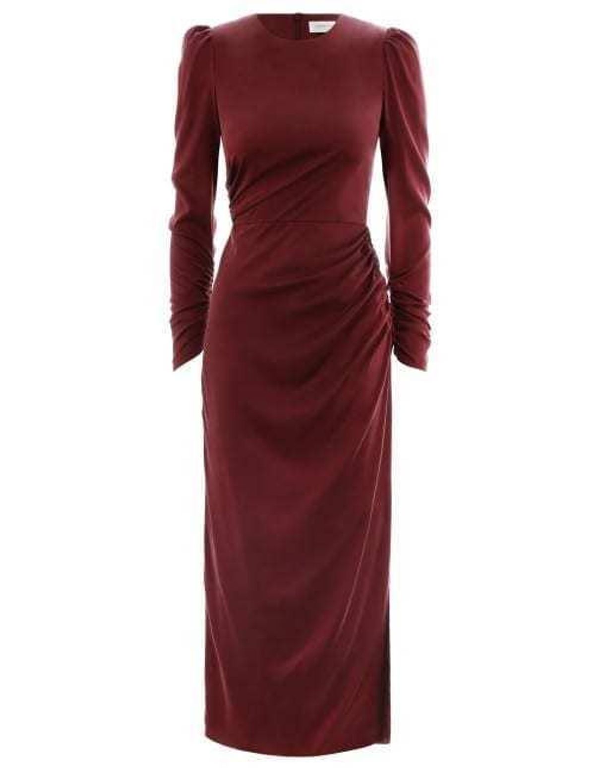 Zimmermann Draped Dress Burgundy Size 3/ Au 14 - Image 4