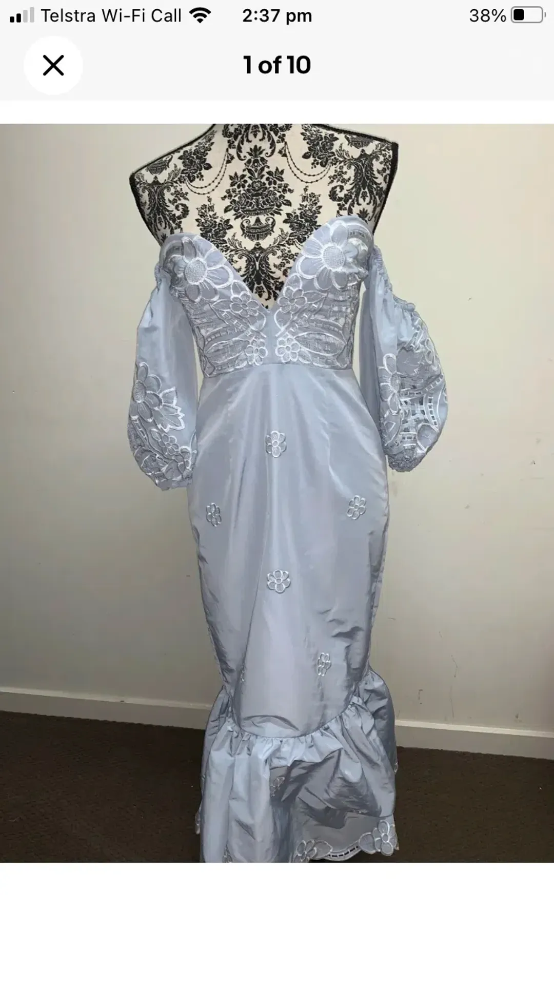 Alice McCall Pebble Midi Dress with Flowers size 8 for rent on The Volte - main image