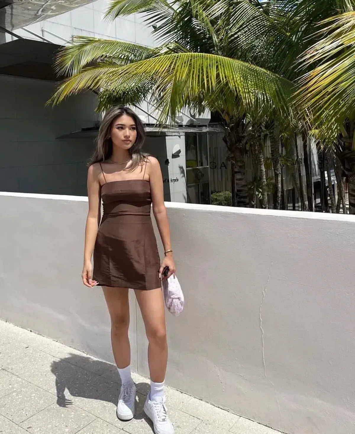 Realisation Par The Christy Dress In Chocolate Size 8 - Image 1