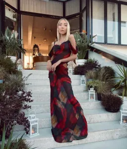 Rat and Boa Adriana Maxi Dress Multi Size Xs/AU 6 for rent on The Volte - image 4