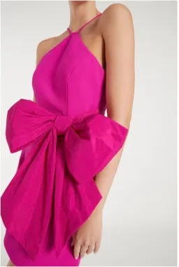 Rebecca Vallance Cupid's Bow Mini Dress Pink Size 8 for rent on The Volte - image 3