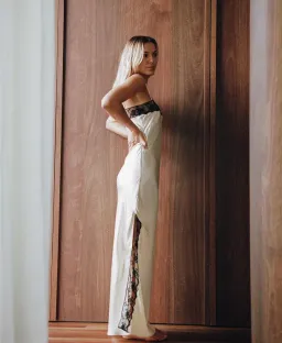 Sir the Label Willa Bias Midi Dress Lemon Yellow Size 0/Au 6 for rent on The Volte - image 5