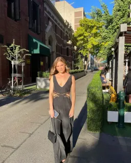 Sir the Label Alma Cut Out Dress in Black Size 0 / AU 6 for rent on The Volte - image 7