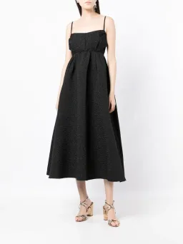 Rachel Gilbert Theo Midi Dress Black Size 2/AU10 for rent on The Volte - image 1