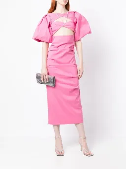 Rachel Gilbert Dahli Dress Pink Size 3/AU12 for rent on The Volte - image 2