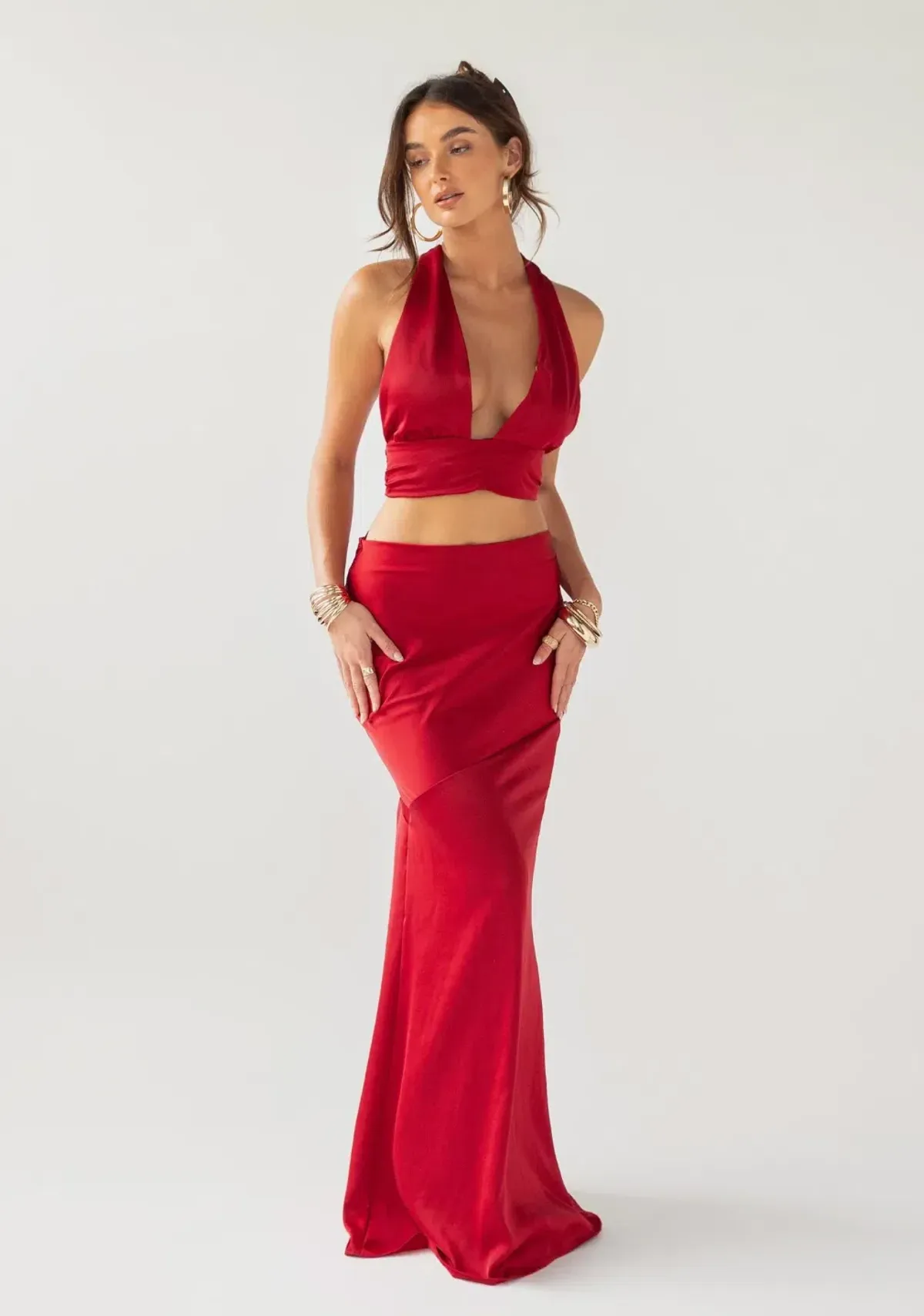 Arcina Ori Rosalina Set Small Red Size AU 8 for rent on The Volte - main image