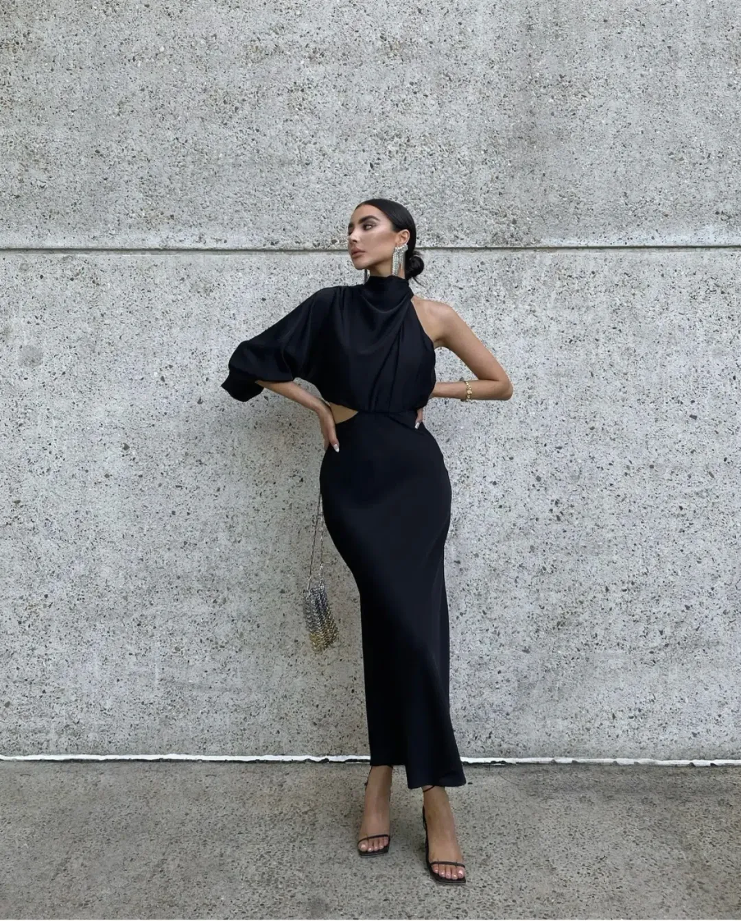 Sheike Olivia Maxi Dress Black Size 8 for rent on The Volte - main image