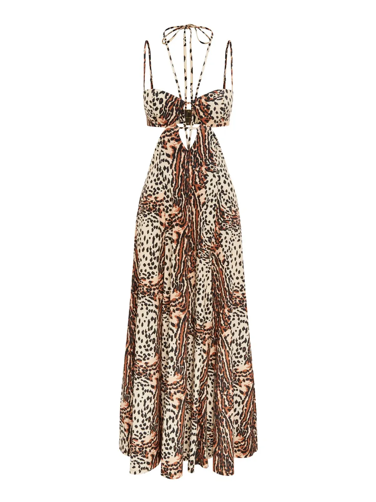 Alice McCall Havana Affair Midi Dress Tigers Eye Size 12 / L - Image 5