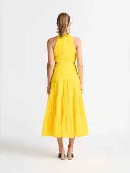 Shieke Barcelona Maxi Dress Yellow Size 12 for rent on The Volte - image 3