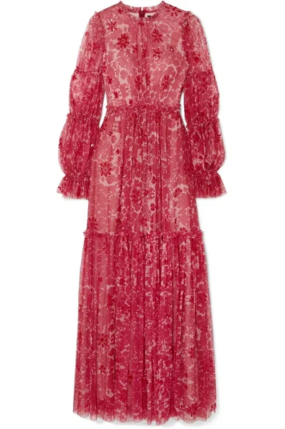 Needle and Thread Anya Embellished Gown Red Size 8 for rent on The Volte - main image