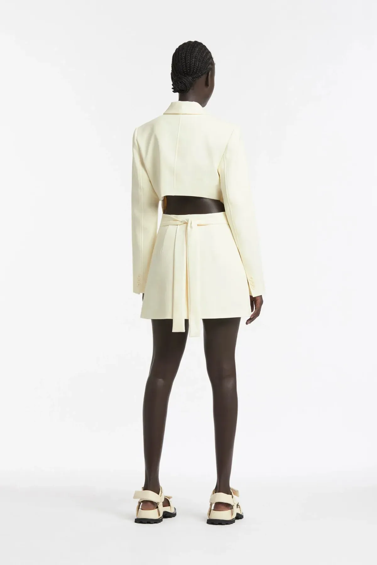 Sir the Label Marco Tailored Mini Dress Yellow Size 2 / AU 10 - Image 2