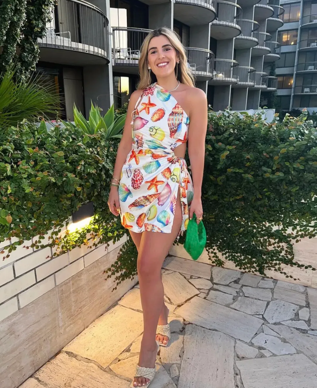 Sonya Moda Nour De La Mer Mini Dress Multi Size 8 / S for rent on The Volte - main image