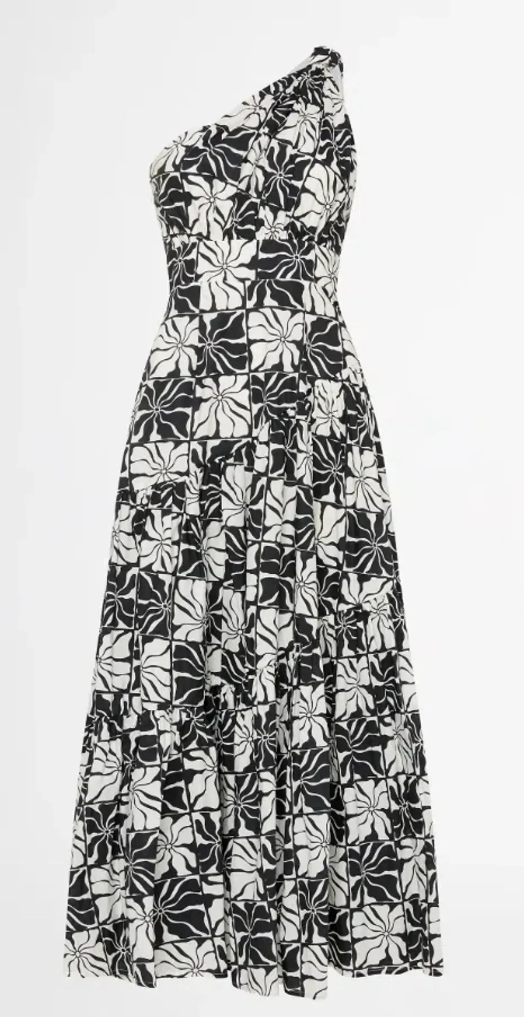 Sheike Magnolia Maxi Dress Black/White Size 10 / M for rent on The Volte - main image