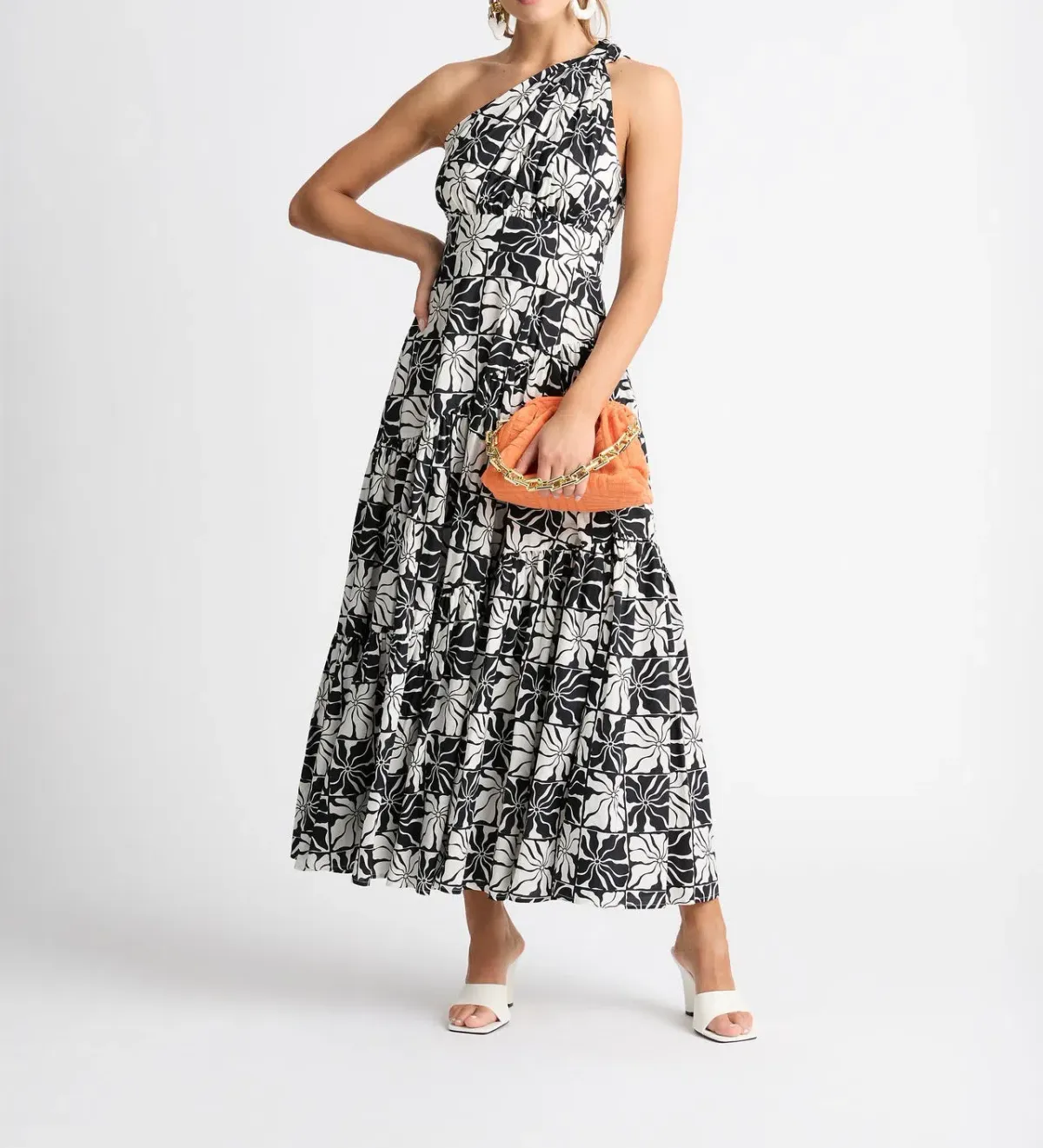 Sheike Magnolia Maxi Dress Black/White Size 10 / M - Image 1