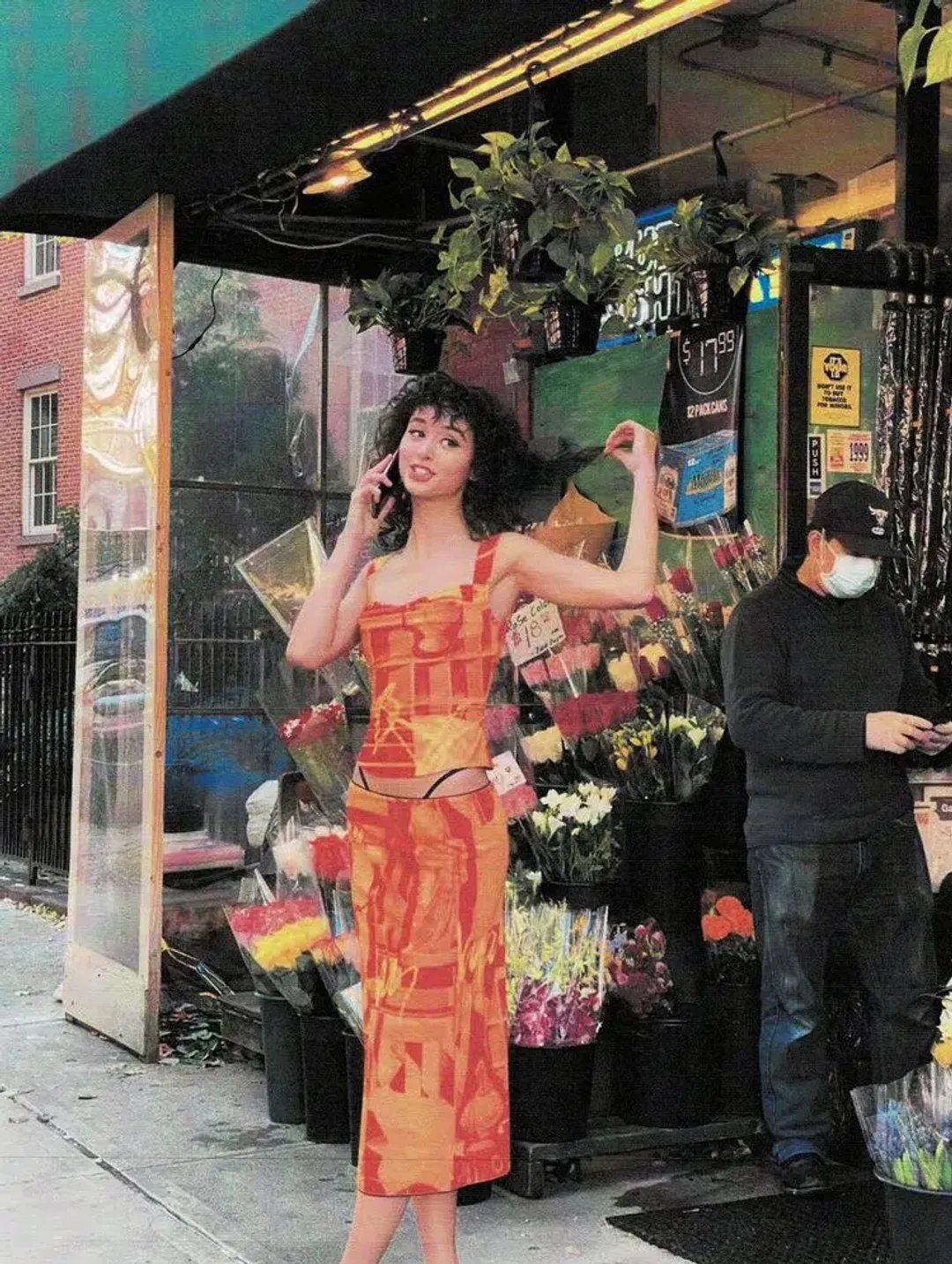 Miaou Imogene Corset and Moni Skirt Set Orange Size M / Au 10 for rent on The Volte - main image