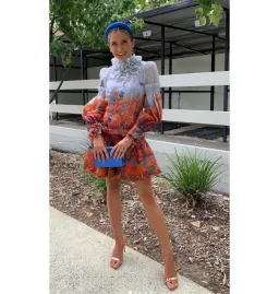 Zimmermann Botanica Mini Dress Multi Floral Size 2 / AU 12 for rent on The Volte - image 1