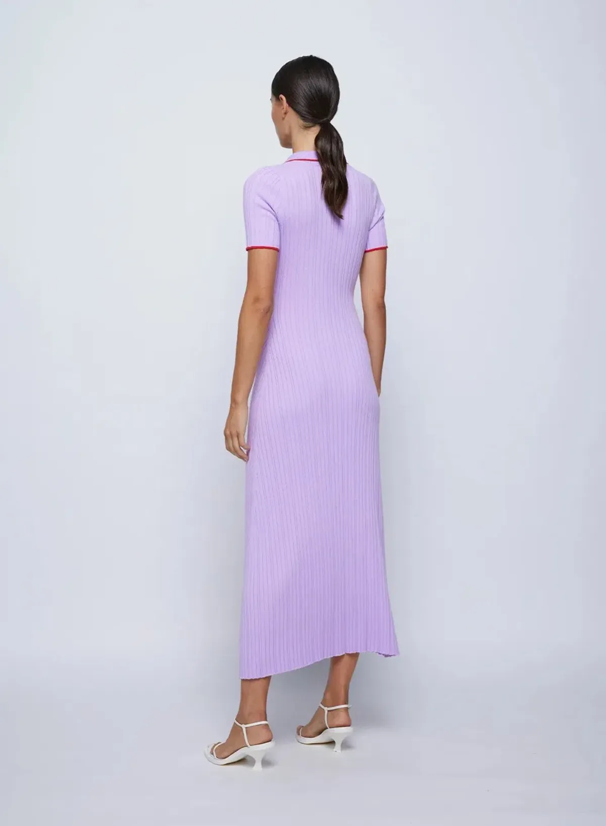 Anna Quan Laurel Penelope Midi Lilac Orchid Dress Size AU 8 - Image 8