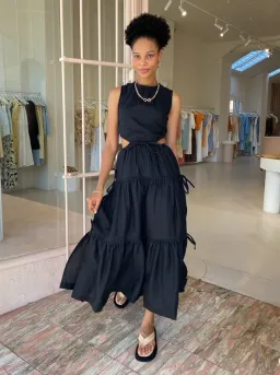 Bec & Bridge Henriette Maxi Dress Black Size AU 6 for rent on The Volte - image 4