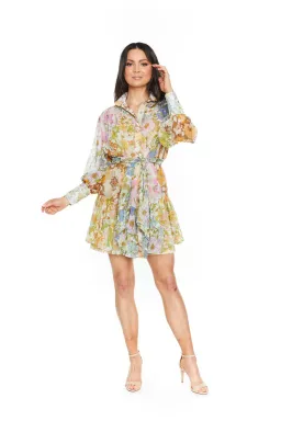 Zimmermann Super 8 Lantern Dress Multi color Size AU 8 for rent on The Volte - image 2
